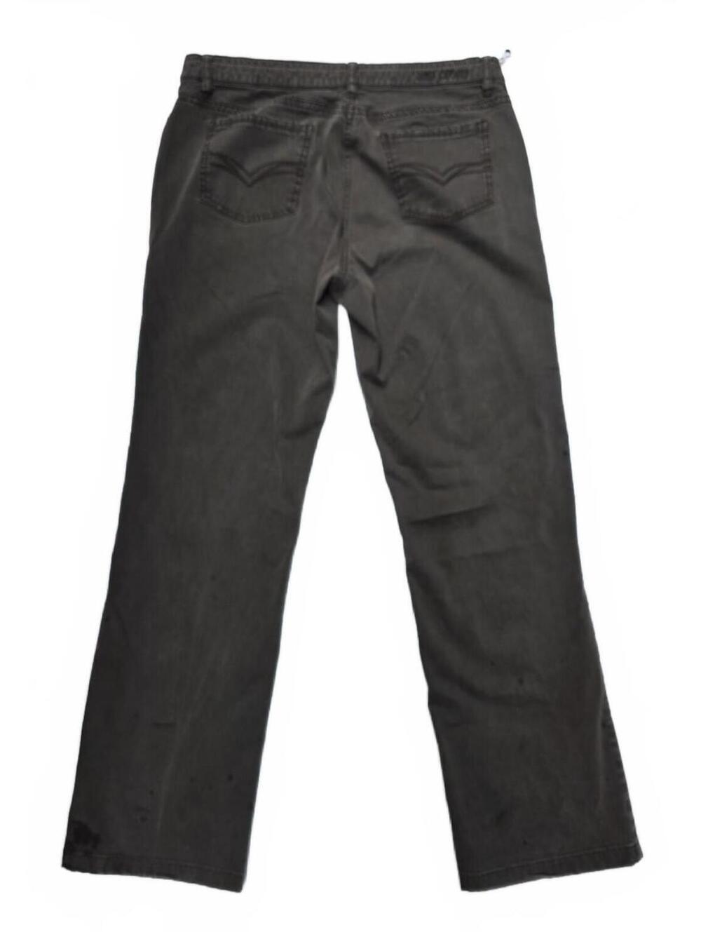 Luisa Cerano Cocoa Brown Straight Leg Jeans -Made in Italy I Size 12 Cotton 98% - Picture 2 of 11